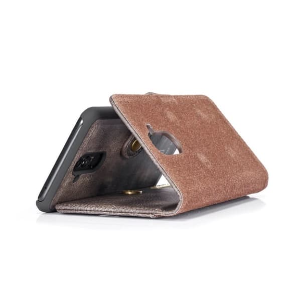 Huawei Mate 20 Lite DG.MING 2in1 magnetiskt mobilfodral av koskinns läder - Grå