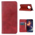 Miniatyrbillede 1 af 2: Wallet-style ægte Læder Flipcase til Xiaomi Redmi Note 9t / Note 9 5G - Rød