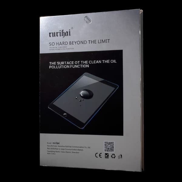 RURIHAI iPad (2017) Härdat extra glas - Genomskinligt