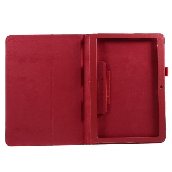 Huawei MediaPad T3 10 Enfärgat läder fodral - Röd