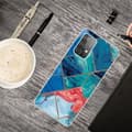 Miniatyrbild 2 av 2: Marmormotiv Samsung Galaxy A82 5G skal - Blå Och Orange Marmor
