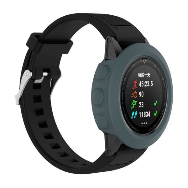 Garmin Fenix 5X Silikon ram - Mörk blå