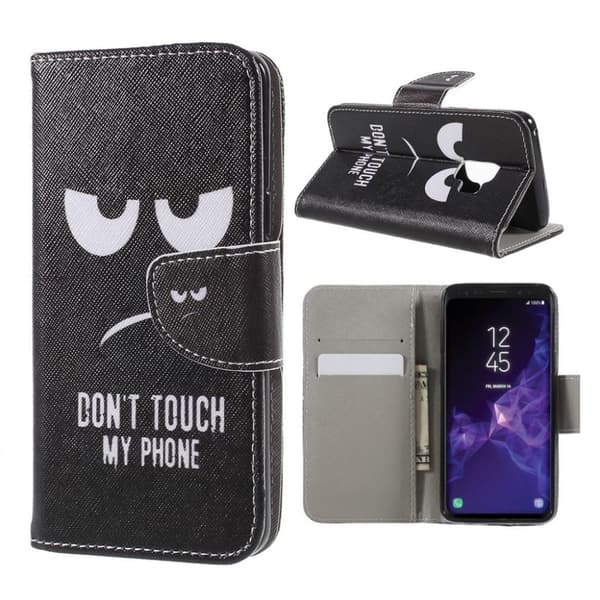 Samsung Galaxy S9 Fodral med ett trendigt motiv - Dont touch
