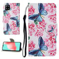 Miniatyrbillede 1 af 2: Wonderland Samsung Galaxy A22 4G Flip Etui - Sommerfugl og Blomst