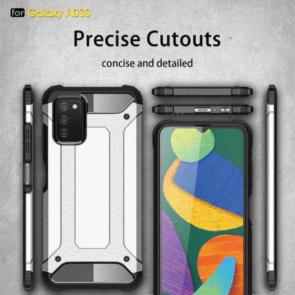 Armour Guard Samsung Galaxy A03s skal - Vit