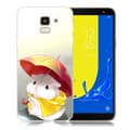 Miniatyrbild 1 av 2: Samsung Galaxy J6 (2018) mobilskal silikon tryckmönster - Hamster håller paraply