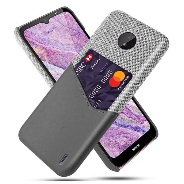 Bofink Nokia C10 Card Cover - Grå