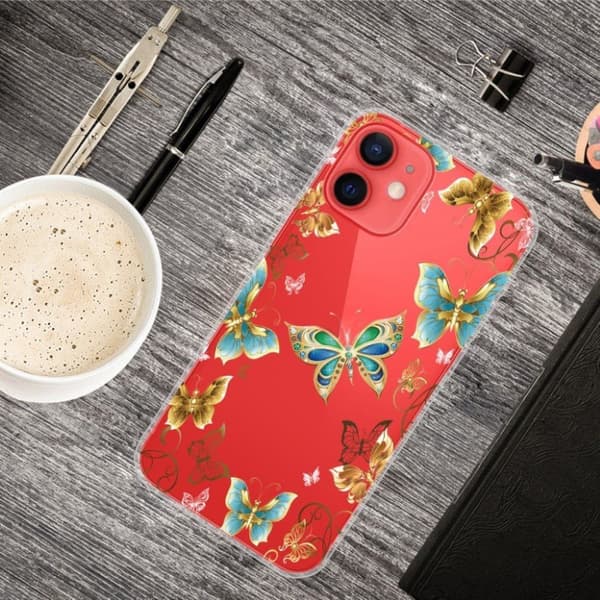 Deco iPhone 13 Mini skal - Fjärilar Med Smycken