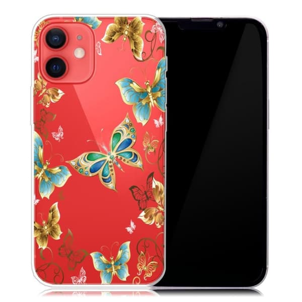 Deco iPhone 13 Mini skal - Fjärilar Med Smycken