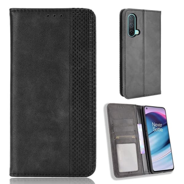Bofink Vintage läder OnePlus Nord CE 5G fodral - Svart