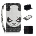 Miniatyrbild 1 av 2: IPhone 9 mobilfodral syntetläder silikonmaterial stående plånbok tryckmönster - Arg panda
