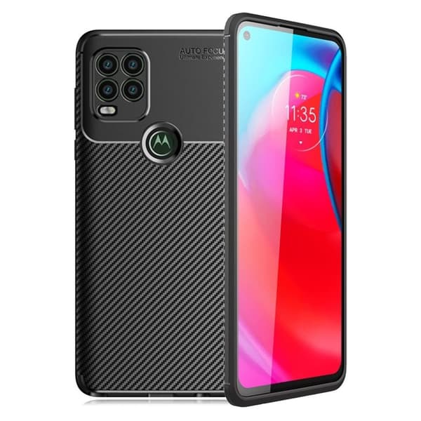 Carbon Shield Motorola Moto G Stylus 5G skal - Svart