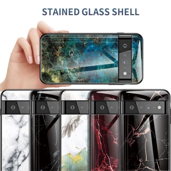 Fantasy Marmor Google Pixel 6 Pro skal - Flygande Duva Marmor