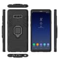 Miniatyrbild 2 av 2: Samsung Galaxy Note9 mobilskal silikon plast metall ringhållare stående - Svart