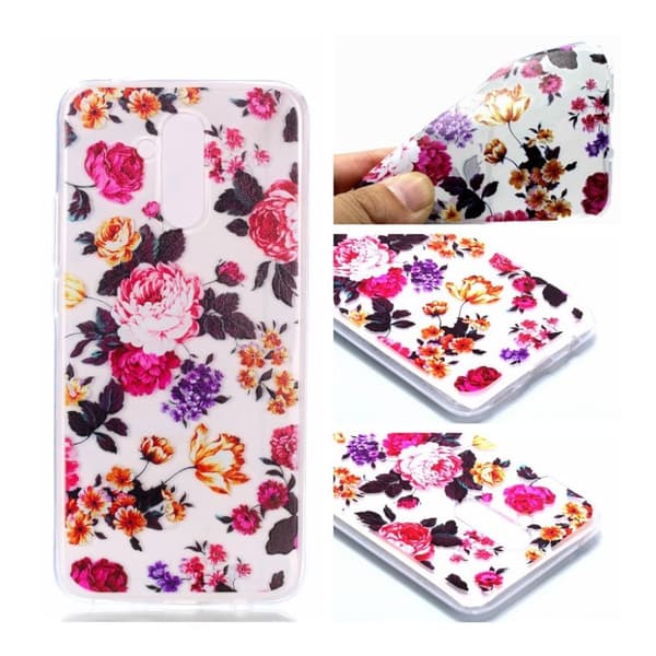 Huawei Mate 20 Lite mönstrat flexibelt fodral - Vacker Blomma