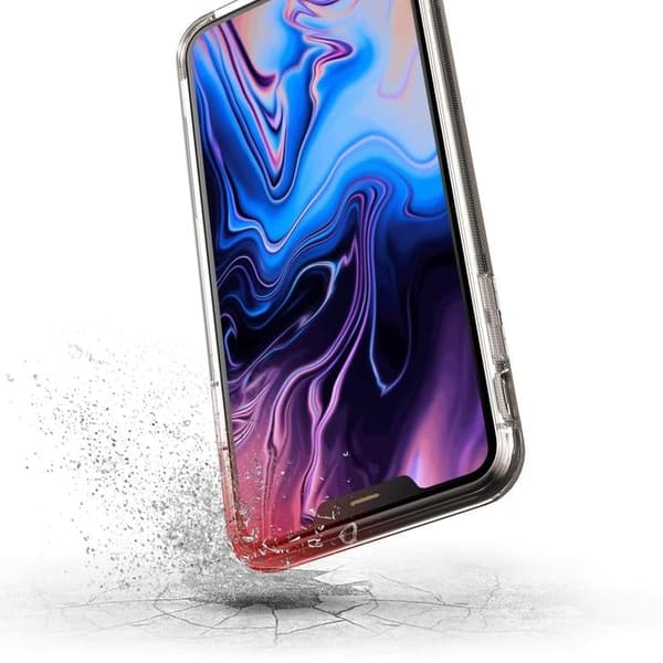 VRS Design iPhone XS Max Crystal Bumper - Metall Svart