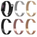 Miniatyrbild 2 av 2: Fitbit Luxe milanese klockarmband i rostfritt stål - Svart