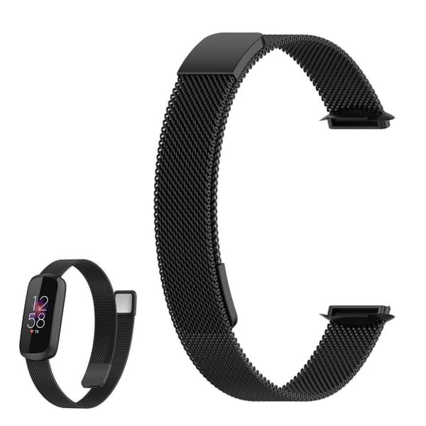 Fitbit Luxe milanese klockarmband i rostfritt stål - Svart