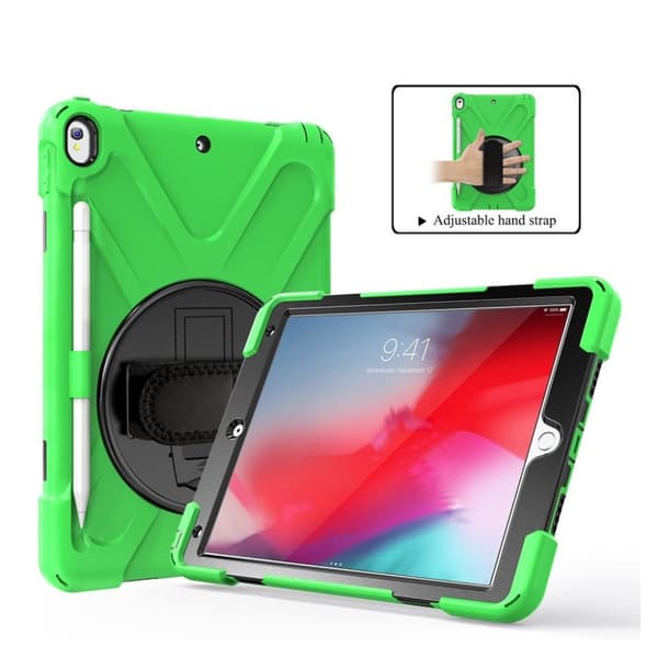 iPad Air (2019) X-Shape swivel suojakotelo  - Vihreä
