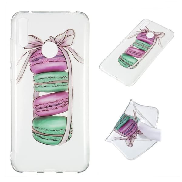 Huawei Y7 2019 Fodral med mönster - Macarons