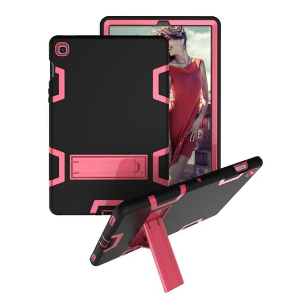 Samsung Galaxy Tab S5e stødsikkert hybridcover - sort / lyserød