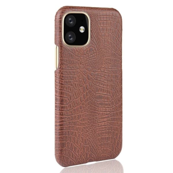 Croco iPhone 11 Pro Max skal - Brun