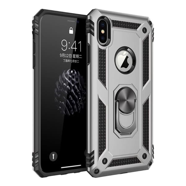 Bofink Combat iPhone Xs skal - Silver/Grå