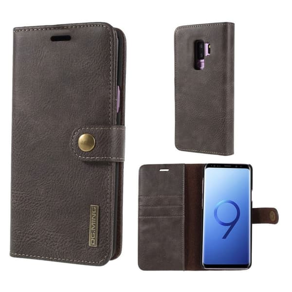 DG.Ming 2-i-1 Samsung Galaxy S9 Plus fodral - Brun