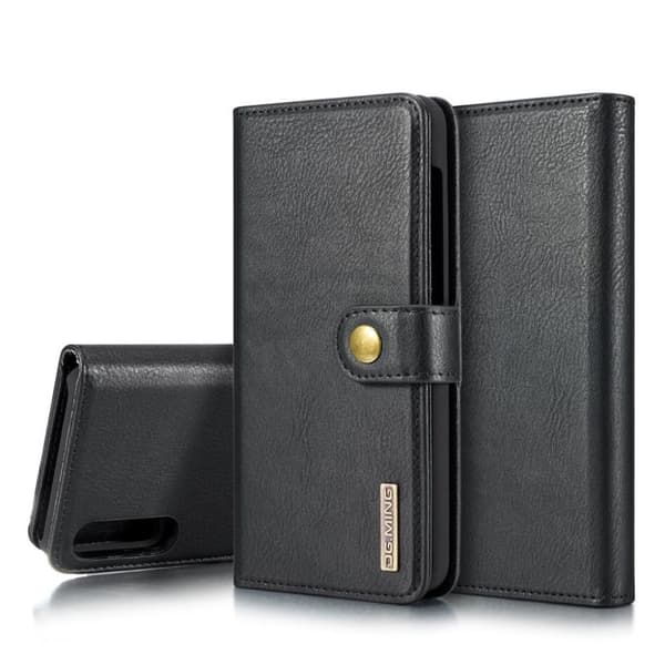 DG.MING Samsung Galaxy A50 2-in-1 Wallet etui - Sort