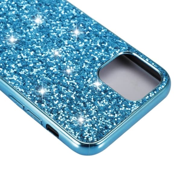 Glitter iPhone 11 Pro Max skal - Blå