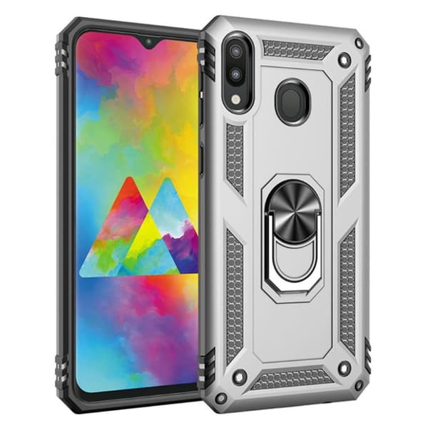 Bofink Combat Samsung Galaxy M20 skal - Silver/Grå