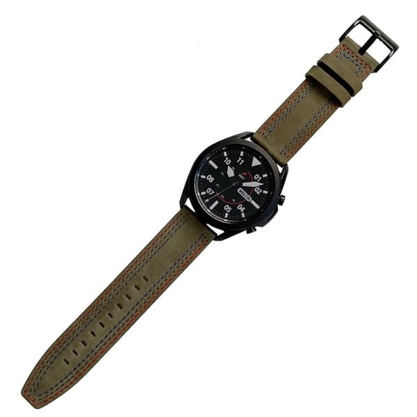 22 mm Universal klockarmband i äkta läder - Grön