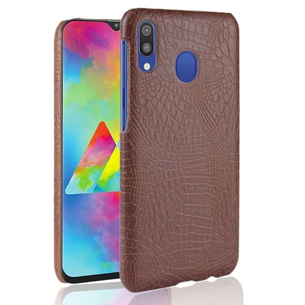 Croco Samsung Galaxy M20 skal - Brun