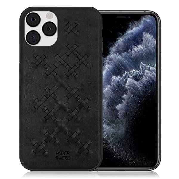 Raigor Inverse WEAVE -suojus iPhone 11 Pro:lle - Musta