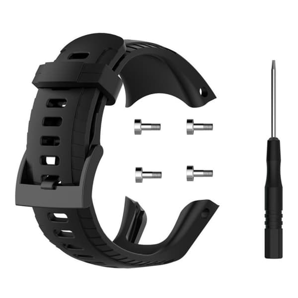 Suunto 5 klockarmband i silikon - Svart