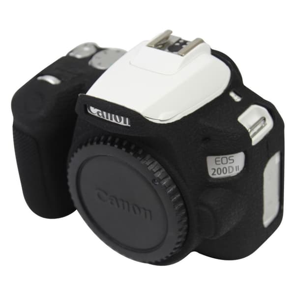Canon EOS 200D II silikonfodral - Svart