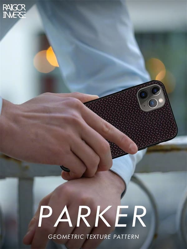 Raigor Inverse PARKER-skydd för iPhone 11 Pro Max - Röd