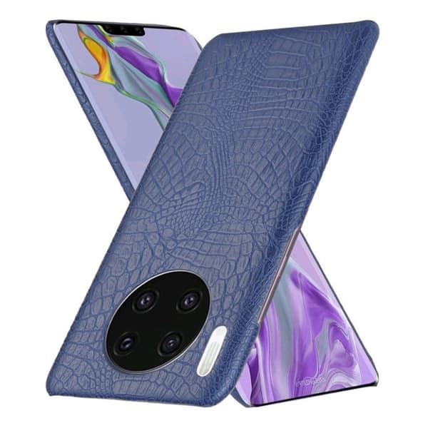 Croco Huawei Mate 30 cover - Blå