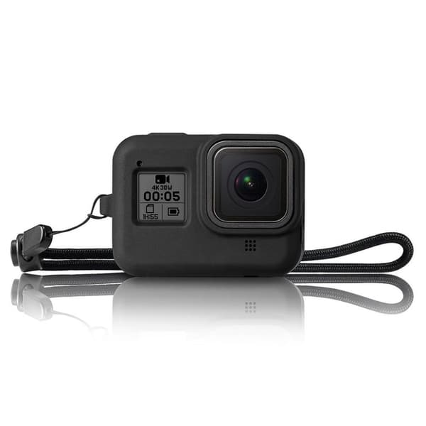GoPro Hero 8 Black hållbart silikonfodral - Svart