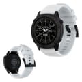 Miniatyrbild 1 av 2: Garmin Fenix 6 / Fenix 5 Plus / Fenix 5 / Forerunner 935 / Quatix 5 / Quatix 5 Sapphire / Approach S60 / Instinct klockarmband i silikon - Vit