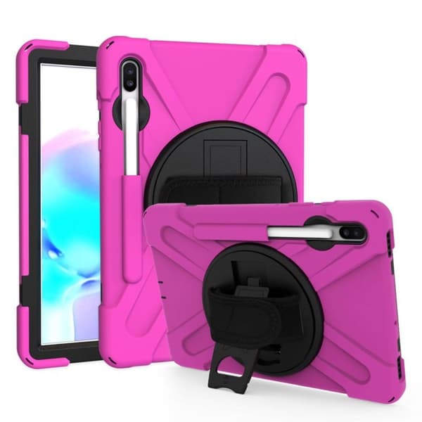Samsung Galaxy Tab S6 X-Shape kombinationsfodral - Ros