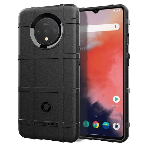 Rugged Shield cover - OnePlus 7T – Sort