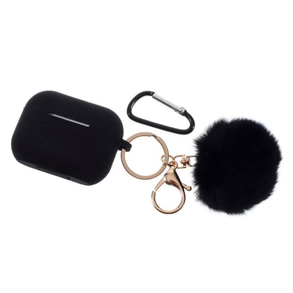 AirPods Pro silikone Hårbold pynt etui - Sort