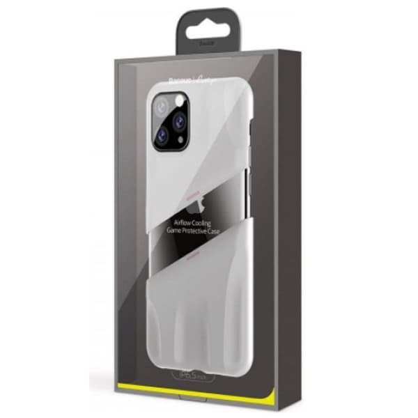 Baseus Lets Go Airflow - iPhone 11 Pro-skydd - Vit / Rosa