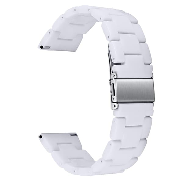 Garmin Vivomove 3 moderiktigt klockarmband i resin - Vit