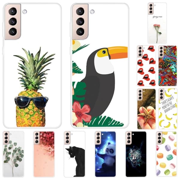Deco Samsung Galaxy S22 skal - Bananer Och Bokstäver