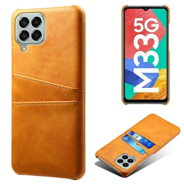 Samsung Galaxy M33 5G skal med korthållare - Orange