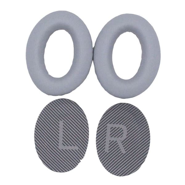 1 par BOSE QC15 / QC25 / QC35 JZF-236 ørepuder i læder - Sølv