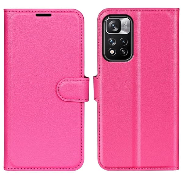Klassisk Xiaomi Redmi Note 11 Pro Plus 5G flip etui - Pink