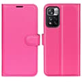 Miniatyrbillede 1 af 2: Klassisk Xiaomi Redmi Note 11 Pro Plus 5G flip etui - Pink